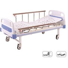 Bewegliches voll-Fowler Krankenhaus-Möbel-geduldiges Bett B-14 mit ABS Kopfteilen